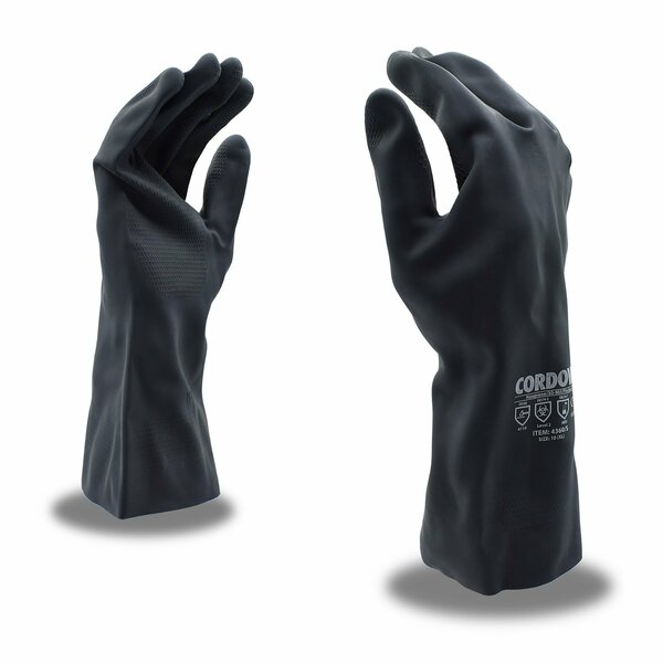Cordova Premium, Unsupported, Black Neoprene Gloves - Size 10, 12PK 4360/S